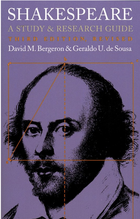 Shakespeare: A Study and Research Guide
 – boekcover – David M. Bergeron – ISBN 9780700606931 – paperback – als nieuw