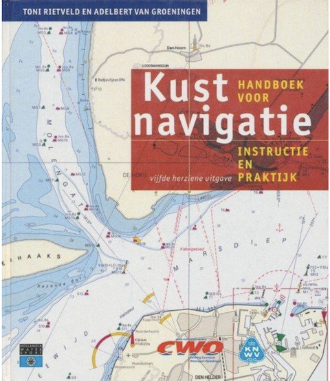 Handboek voor kustnavigatie (5e dr) – boekcover – Toni Rietveld – ISBN 9789064103209 – hardcover – als nieuw