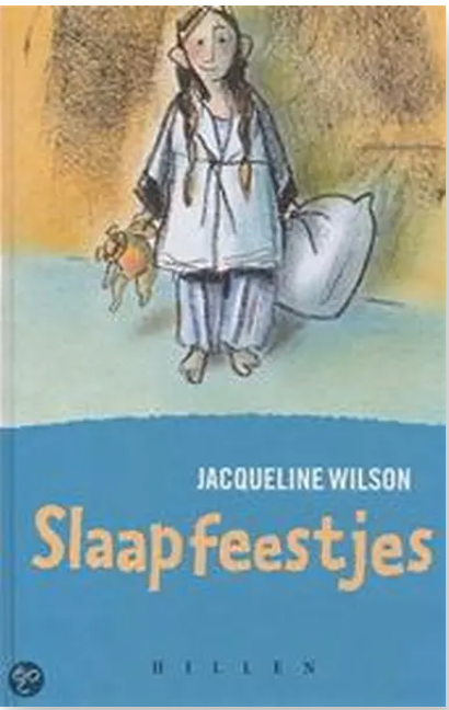 Slaapfeestjes – boekcover – Jacqueline Wilson – ISBN 9789031718405 – hardcover – als nieuw