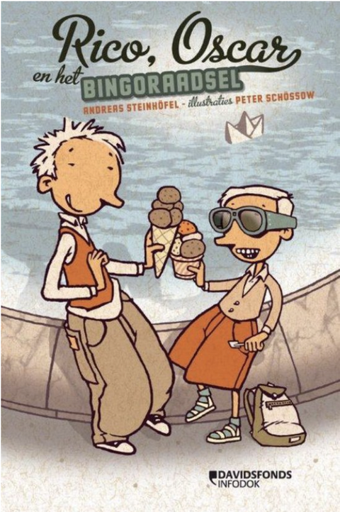Rico, Oscar En Het Bingoraadsel – boekcover – Andreas Steinhöfel – ISBN 9789059084001 – hardcover – als nieuw