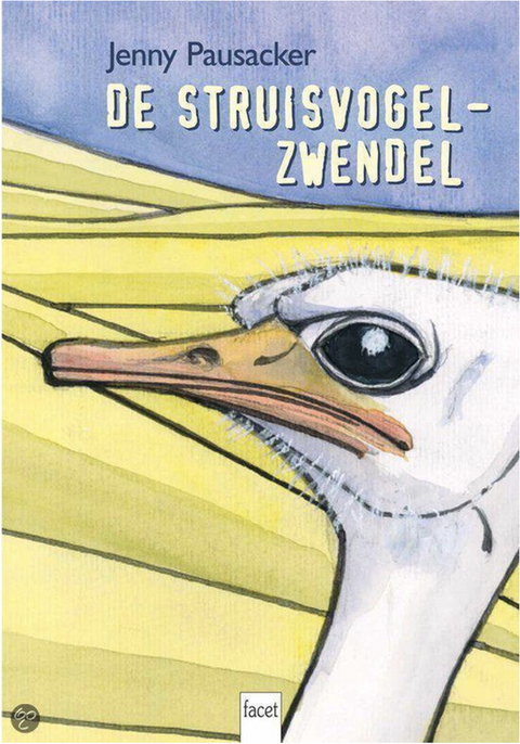 De Struisvogel-Zwendel – boekcover – Jenny Pausacker – ISBN 9789050163989 – hardcover – als nieuw