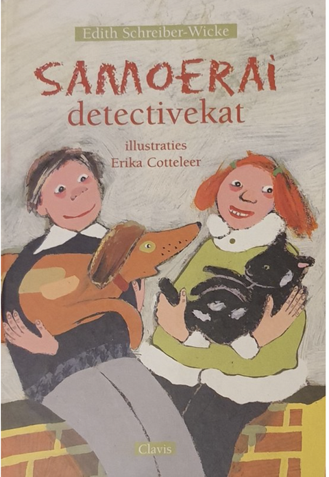 Samoerai Detectivekat – boekcover – Edith Schreiber-Wicke – ISBN 9789068227468 – hardcover – als nieuw