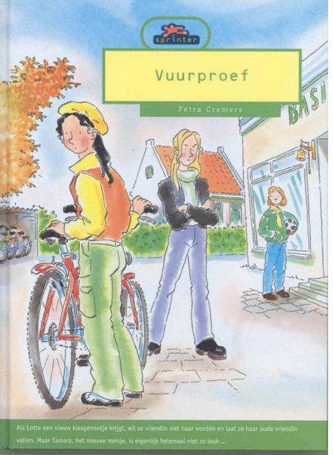 Sprinter - Vuurproef – boekcover – Petra Cremers – ISBN 9789043701273 – hardcover – als nieuw