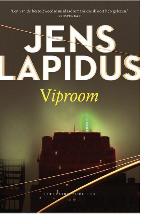 Viproom – boekcover – Jens Lapidus – ISBN 9789400506923 – paperback – als nieuw