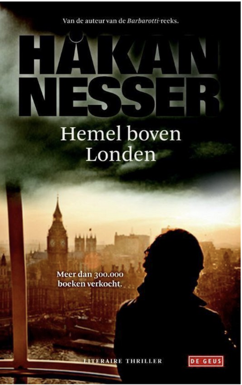 Hemel boven Londen – boekcover – Hakan Nesser – ISBN 9789044523010 – paperback – als nieuw