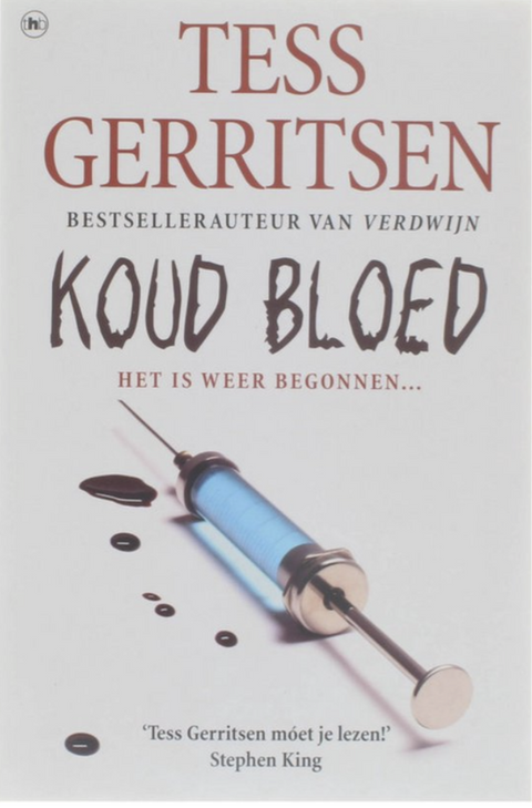 Koud bloed – boekcover – Tess Gerritsen – ISBN 9789044319743 – paperback – als nieuw