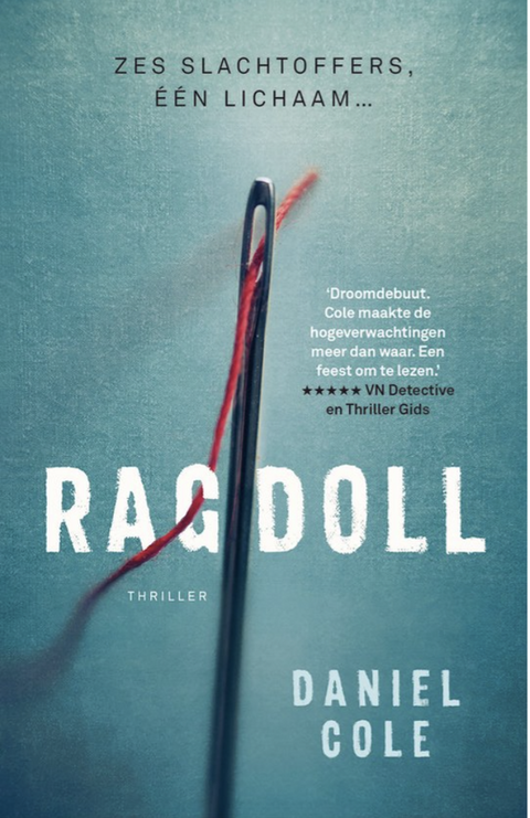 Ragdoll – boekcover – Daniel Cole – ISBN 9789045001289 – paperback – als nieuw