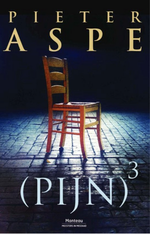 (Pijn)3 – boekcover – Pieter Aspe – ISBN 9789044351859 – paperback – als nieuw