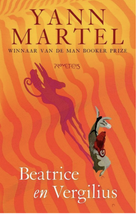 Beatrice en Vergilius – boekcover – Yann Martel – ISBN 9789044616231 – paperback – als nieuw