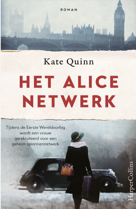 Het Alice-netwerk – boekcover – Kate Quinn – ISBN 9789402716955 – paperback – als nieuw
