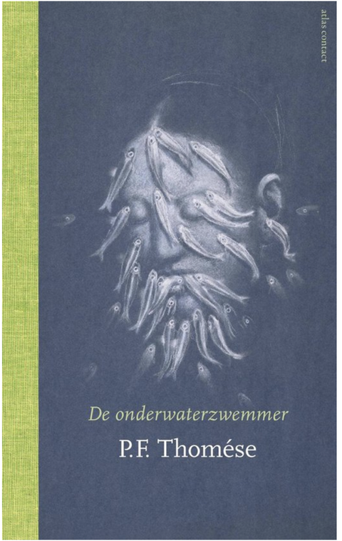 De onderwaterzwemmer – boekcover – PF Thomese – ISBN 9789025444310 – hardcover – als nieuw