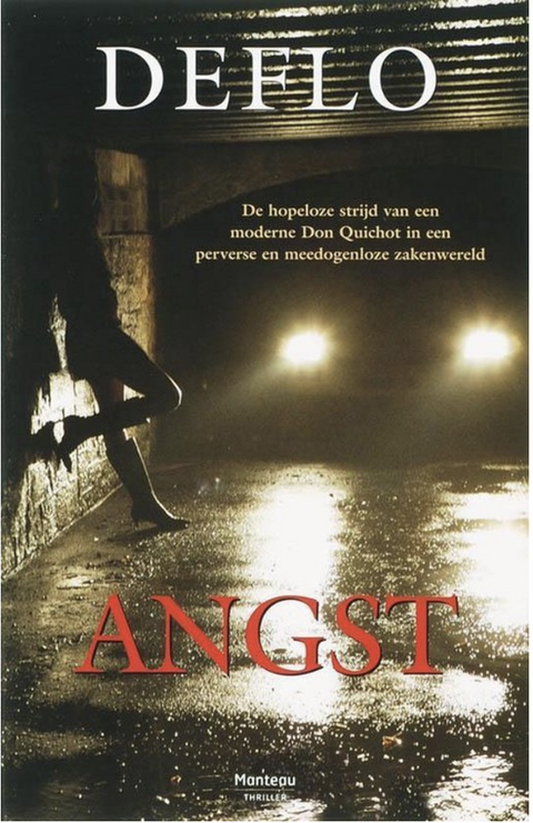 Angst – boekcover – Luc Deflo – ISBN 9789022322048 – paperback – als nieuw