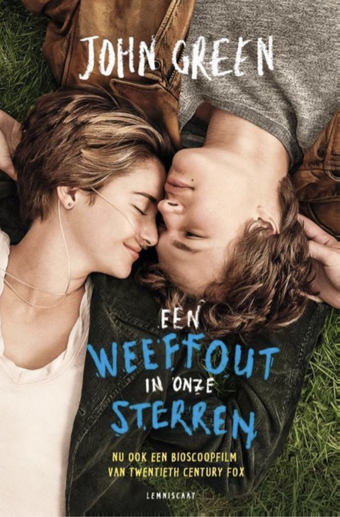 Een weeffout in onze sterren – boekcover – John Green – ISBN 9789029073523 – paperback – als nieuw