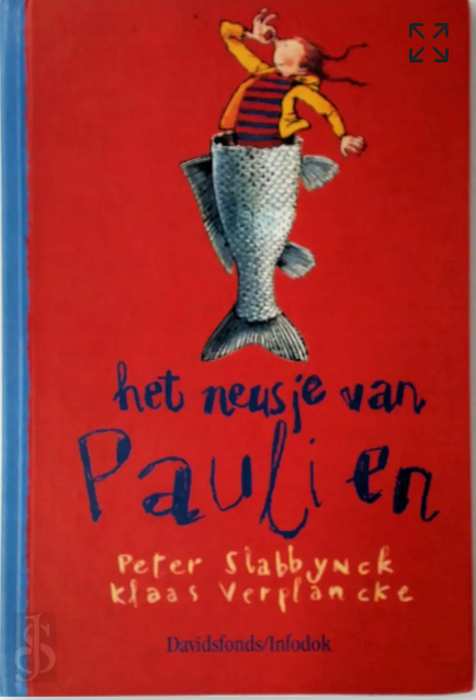 Het neusje van Paulien – boekcover – Peter Slabbynck – ISBN 9789059080232 – hardcover – als nieuw