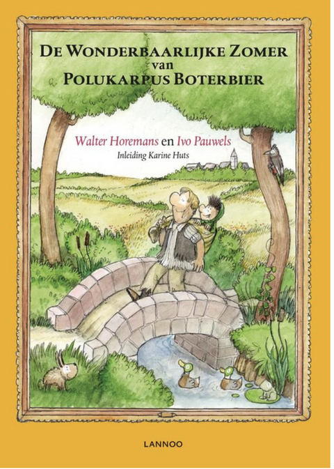 De wonderbaarlijke zomer van Polukarpus Boterbier – boekcover – Walter Horemans – ISBN 9789401433754 – hardcover – als nieuw