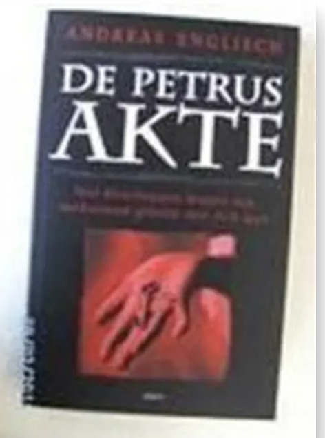 De Petrusakte – boekcover – Andreas Englisch – ISBN 9789058600790 – paperback – als nieuw