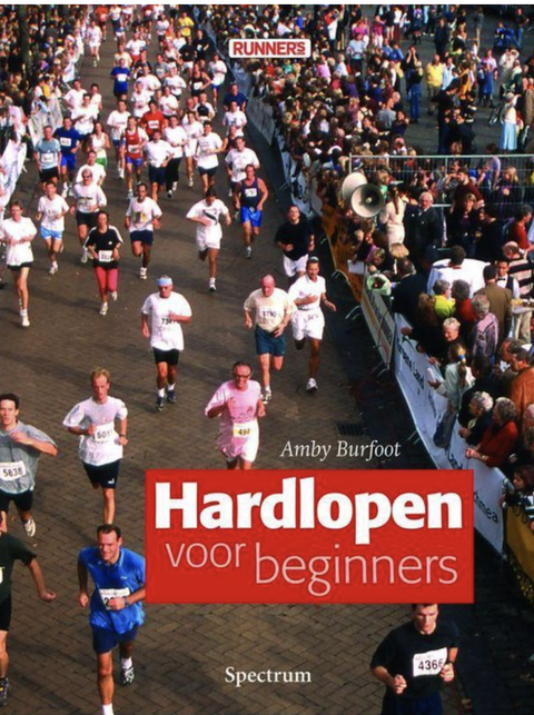Hardlopen Voor Beginner – boekcover – Amby Burfoot – ISBN 9789027415479 – paperback – als nieuw