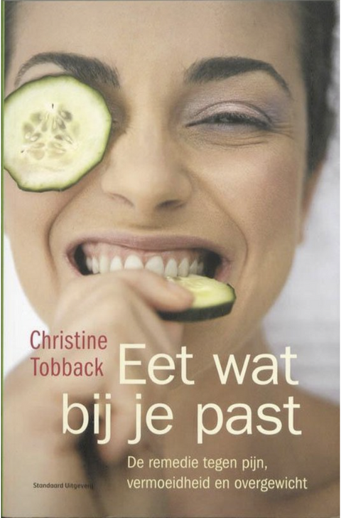 Eet wat bij je past – boekcover – Christine Tobback – ISBN 9789002235115 – paperback – als nieuw
