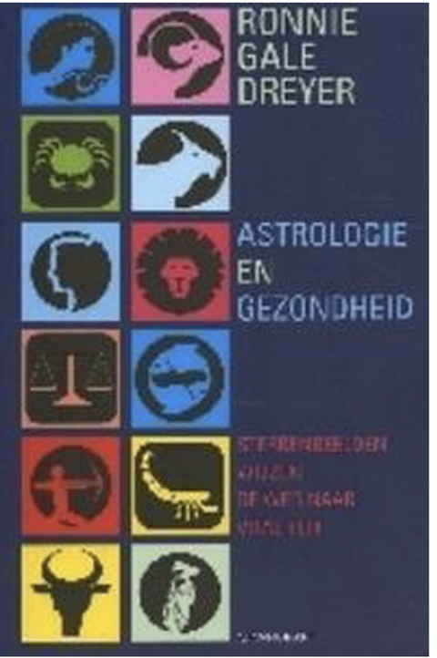 Astrologie En Gezondheid – boekcover – R.G. Dreyer – ISBN 9789069636252 – paperback – als nieuw