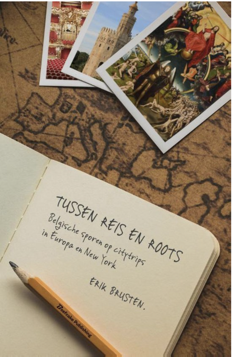 Tussen reis en roots – boekcover – Erik Brusten – ISBN 9789491144455 – paperback – als nieuw