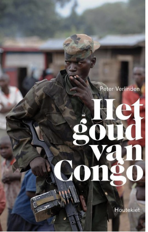 Het goud van Congo – boekcover – Peter Verlinden – ISBN 9789089242860 – paperback – als nieuw