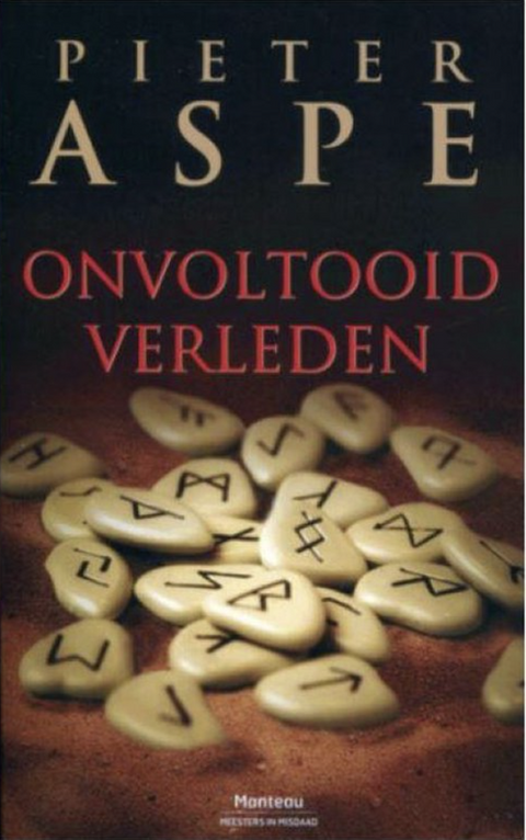 Onvoltooid verleden  – boekcover – Pieter Aspe – ISBN 9789903246876 – paperback – goed