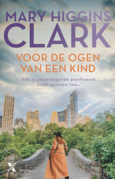 Voor de ogen van een kind – boekcover – Mary Higgins Clark – ISBN 9789401618816 – paperback – als nieuw
