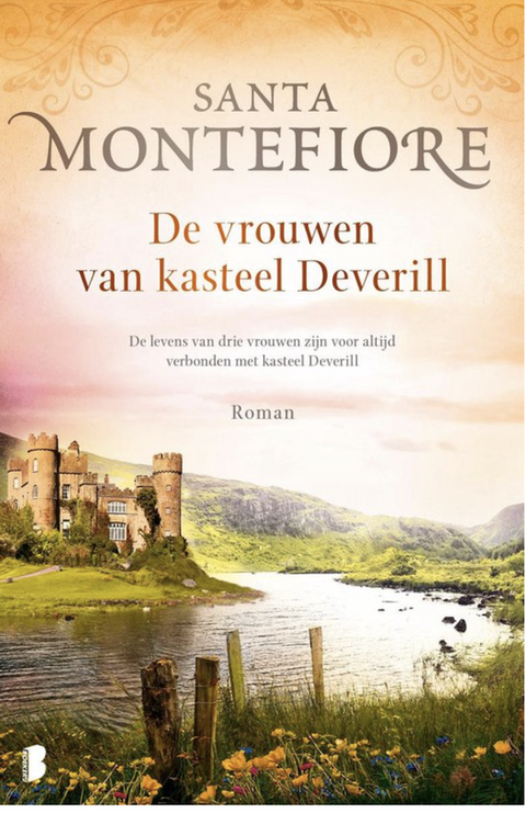 De vrouwen van kasteel Deverill – boekcover – Santa Montefiore – ISBN 9789022579985 – paperback – als nieuw