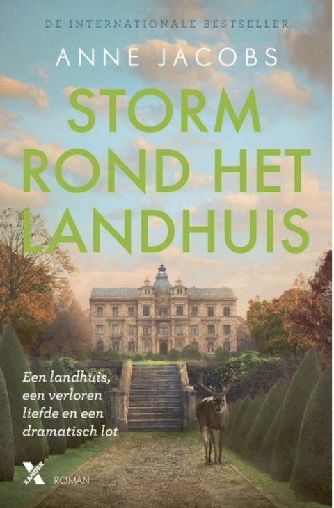Storm rond het landhuis – boekcover – Anne Jacobs – ISBN 9789401619394 – paperback – als nieuw