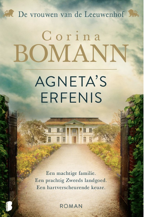 Agneta's erfenis – boekcover – Corina Bohmann – ISBN 9789022595527 – paperback – als nieuw