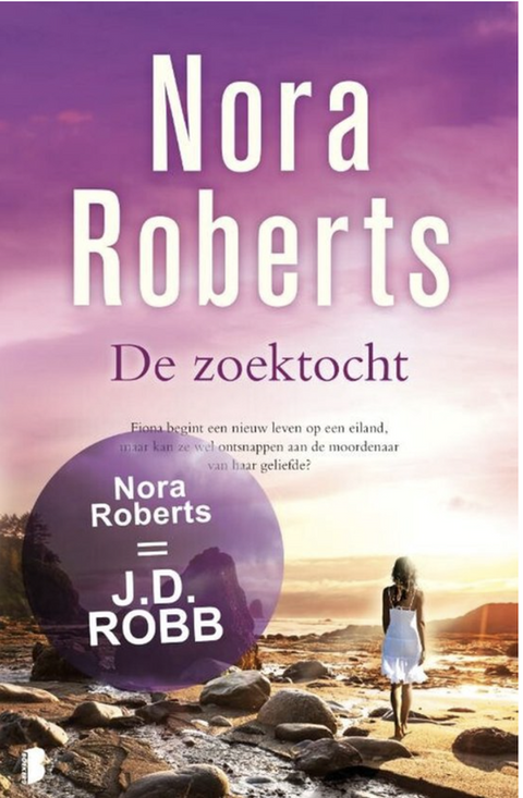 De zoektocht – boekcover – Nora Roberts
 – ISBN 9789022573365 – paperback – als nieuw