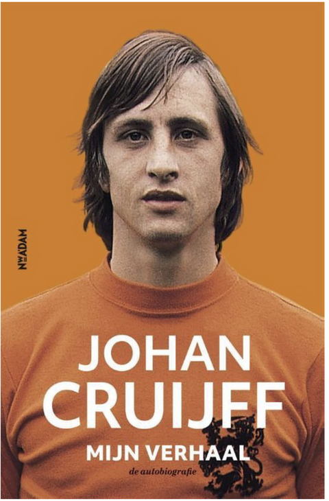 Johan Cruijff - mijn verhaal – boekcover – Johan Cruijff – ISBN 9789046821244 – hardcover – als nieuw
