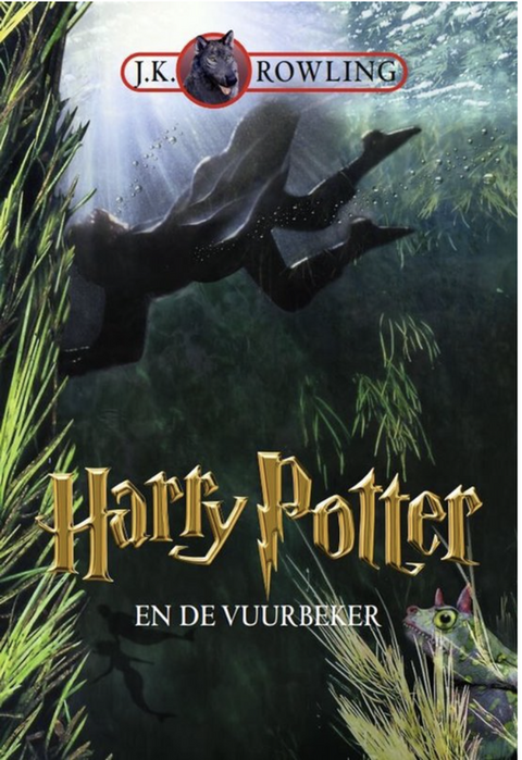 Harry Potter en de vuurbeker – boekcover – J.K. Rowling – ISBN 9789076174198 – paperback – als nieuw
