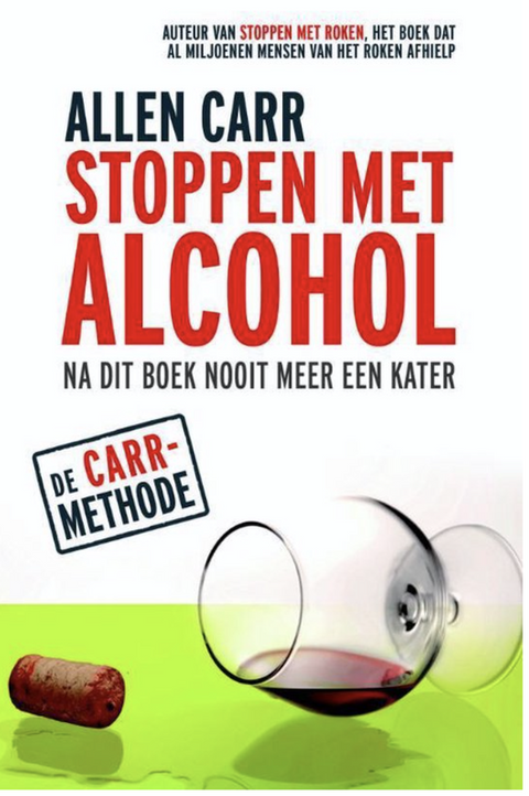 Stoppen met Alcohol – boekcover – Allen Carr – ISBN 9789022547601 – paperback – als nieuw