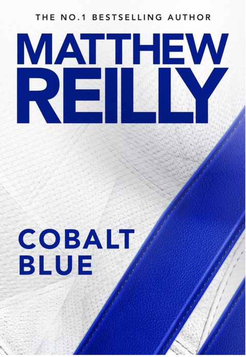 Cobalt Blue – boekcover – Matthew Reilly – ISBN 9781761261671 – hardcover – als nieuw