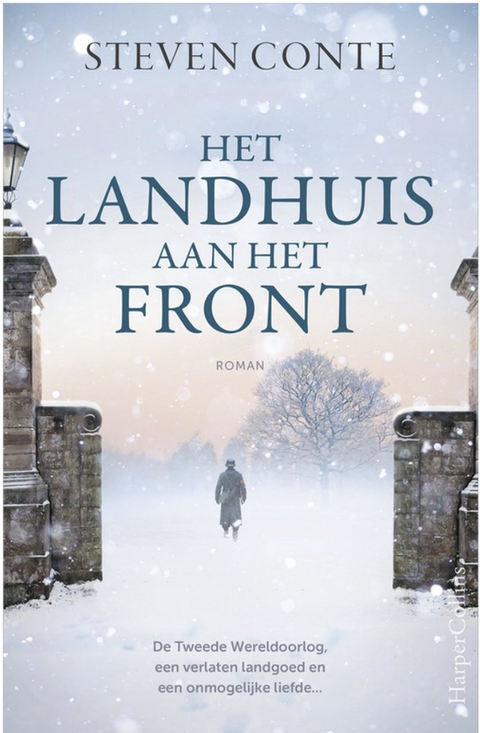 Het landhuis aan het front – boekcover – Steven Conte – ISBN 9789402708882 – paperback – als nieuw
