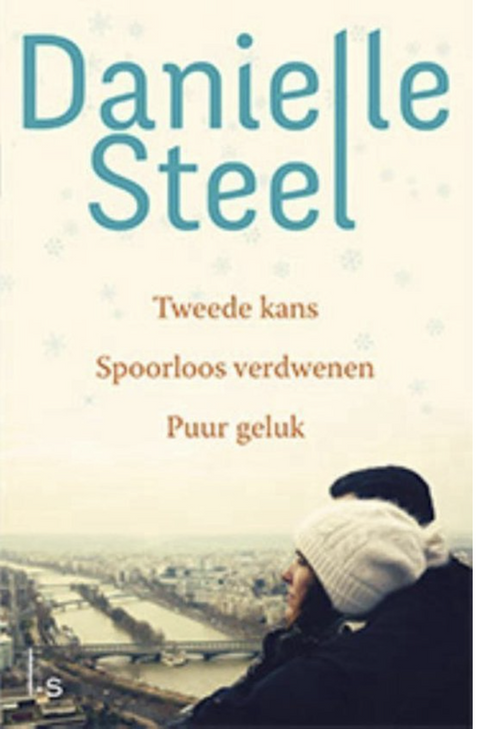 Tweede kans - Spoorloos verdwenen - Puur geluk – boekcover – Danielle Steel – ISBN 9789021017693 – paperback – als nieuw