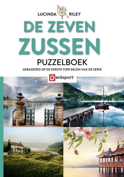 Denksport - De Zeven Zussen Puzzelboek 1 – boekcover – Lucinda Riley – ISBN 9789493361089 – paperback – als nieuw