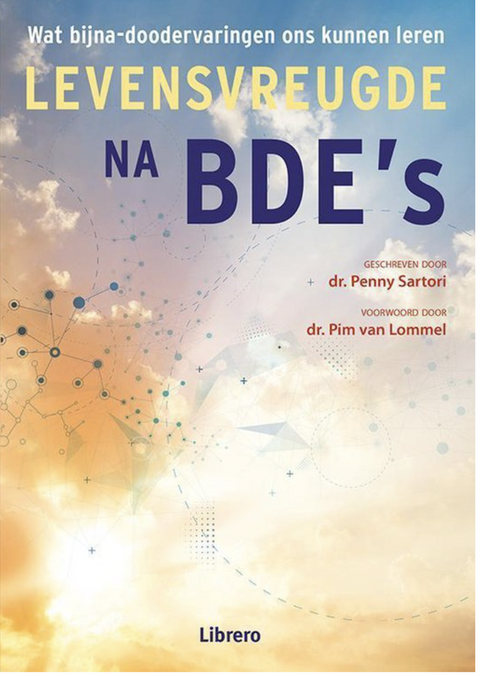 Levensvreugde na BDE's: wat bijna-doodervaringen ons kunnen leren
 – boekcover – Penny Sartori – ISBN 9789089986177 – paperback – als nieuw