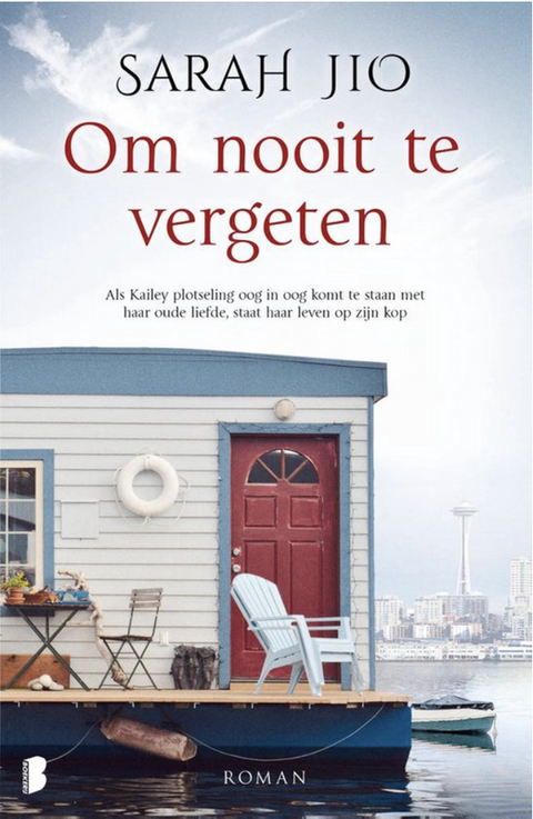 Om nooit te vergeten – boekcover – Sarah Jio – ISBN 9789022581186 – paperback – als nieuw