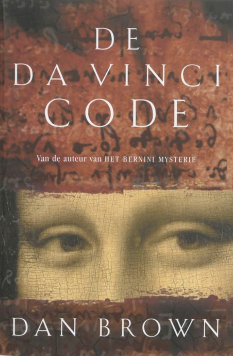 De Da Vinci Code – boekcover – Dan Brown – ISBN 9789024548002 – paperback – als nieuw