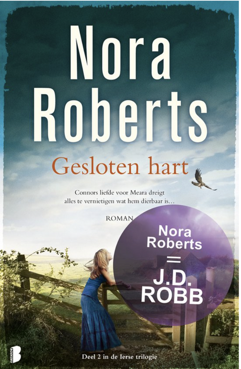 Ierse trilogie 2 - Gesloten hart – boekcover – Nora Roberts – ISBN 9789022569474 – paperback – als nieuw