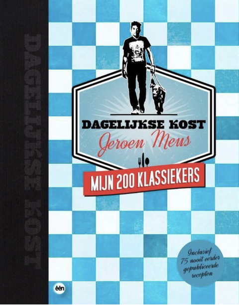 Dagelijkse kost - Mijn 200 klassiekers – boekcover – Jeroen Meus – ISBN 9789461313232 – hardcover – goed