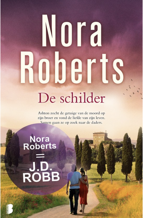 De schilder – boekcover – Nora Roberts – ISBN 9789022569504 – paperback – als nieuw