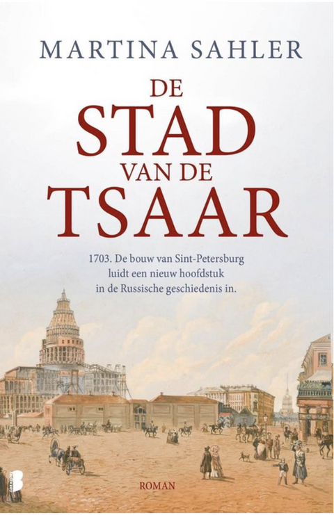 De stad van de tsaar: 1703. De bouw van Sint-Petersburg luidt een nieuw hoofdstuk in de Russische geschiedenis in.
 – boekcover – Martina Sahler – ISBN 9789022589625 – paperback – als nieuw