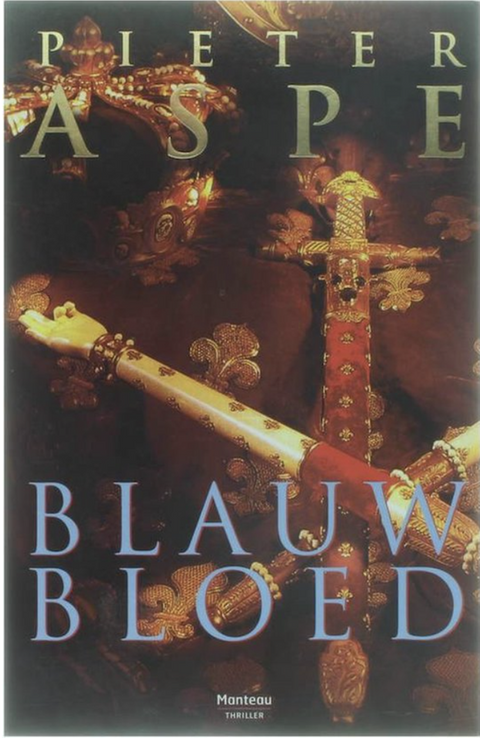 Blauw bloed – boekcover – Pieter Aspe – ISBN 9789045009872 – paperback – als nieuw