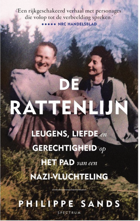 Tweedehands boek: De rattenlijn: Leugens, liefde en gerechtigheid op het pad van een nazi-vluchteling
 door Philippe Sands
 - als nieuw paperback
