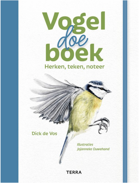 Tweedehands boek: Vogeldoeboek: Herken, teken, noteer
 door Dick de Vos - als nieuw hardcover