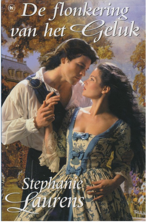 Tweedehands boek: De flonkering van het geluk door Stephanie Laurens - als nieuw hardcover