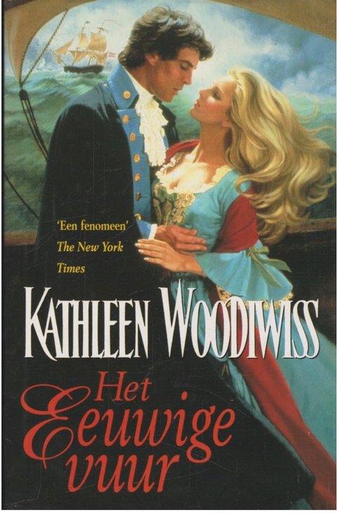 Tweedehands boek: Het eeuwige vuur door Kathleen Woodiwiss - als nieuw hardcover